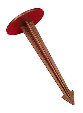 Low Profile Brass Survey Stakes - 4-Pack