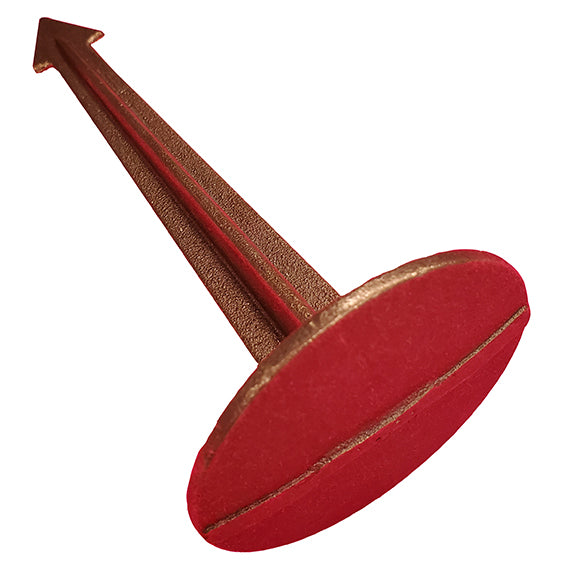 Low Profile Brass Survey Stakes - 2-Pack