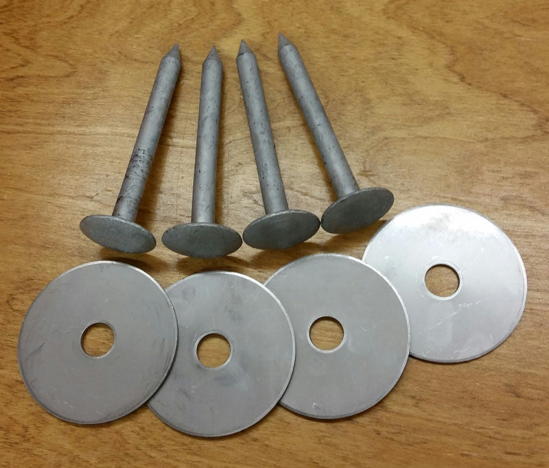 Low Profile Survey Stakes & XL Washers - 4 Pack Kit