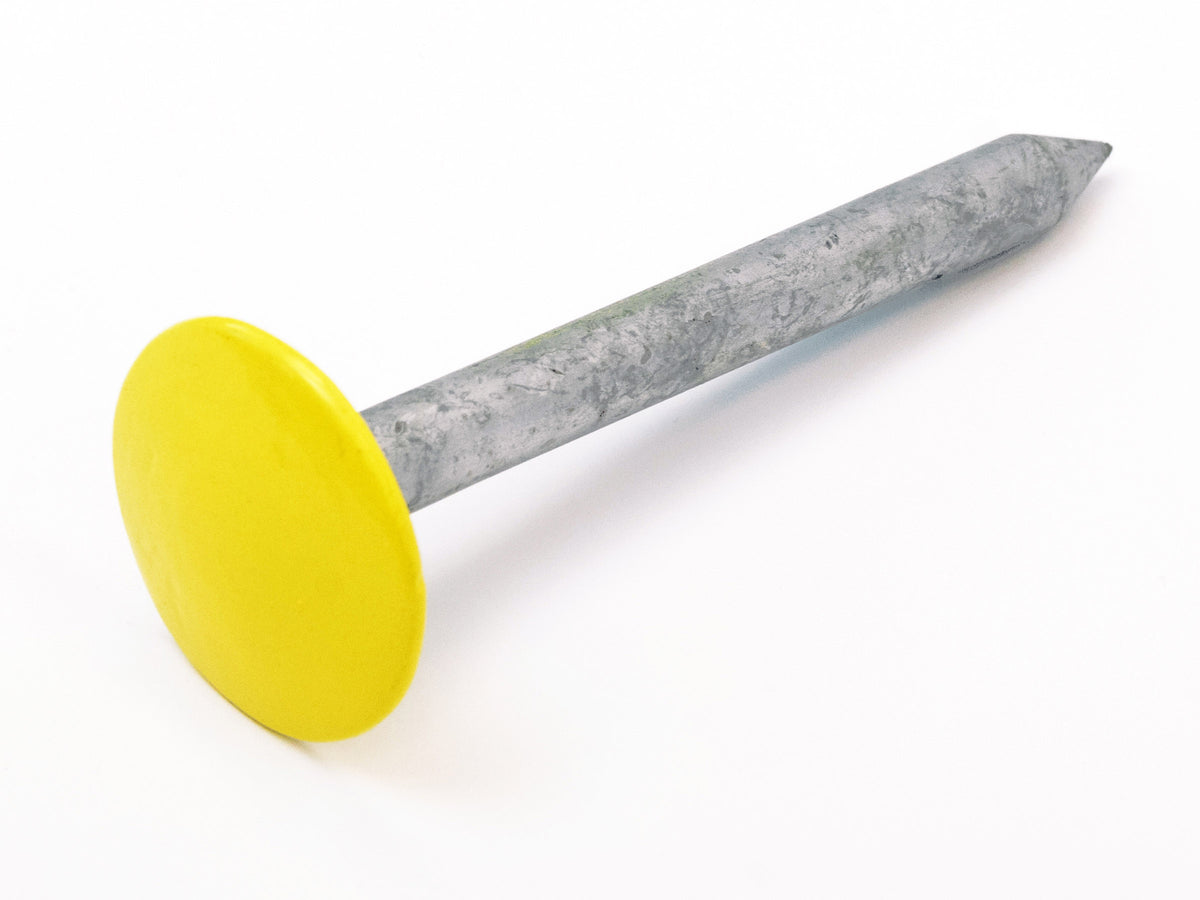 Low Profile Survey Stakes - Hi-Vis Yellow - 4 Pack